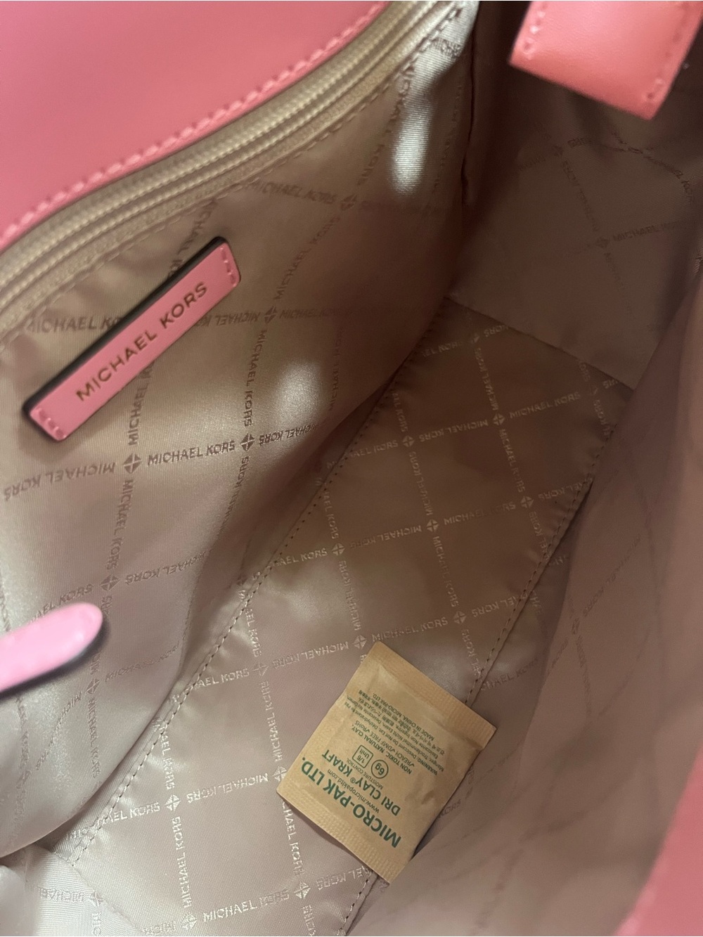 Michael Kors Carnation/Pink Medium Marilyn Satchel - Picture 10 of 11